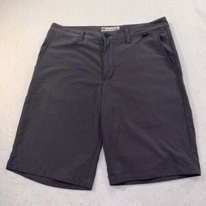 Travis Mathew Shorts Mens 34 Dark Gray 11" Inseam Casual Performance Golf Chino